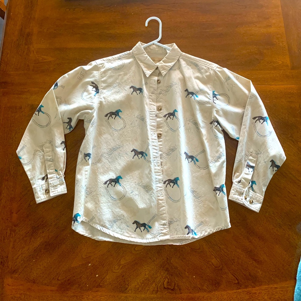 Wrangler Vintage Western Button Down Shirt